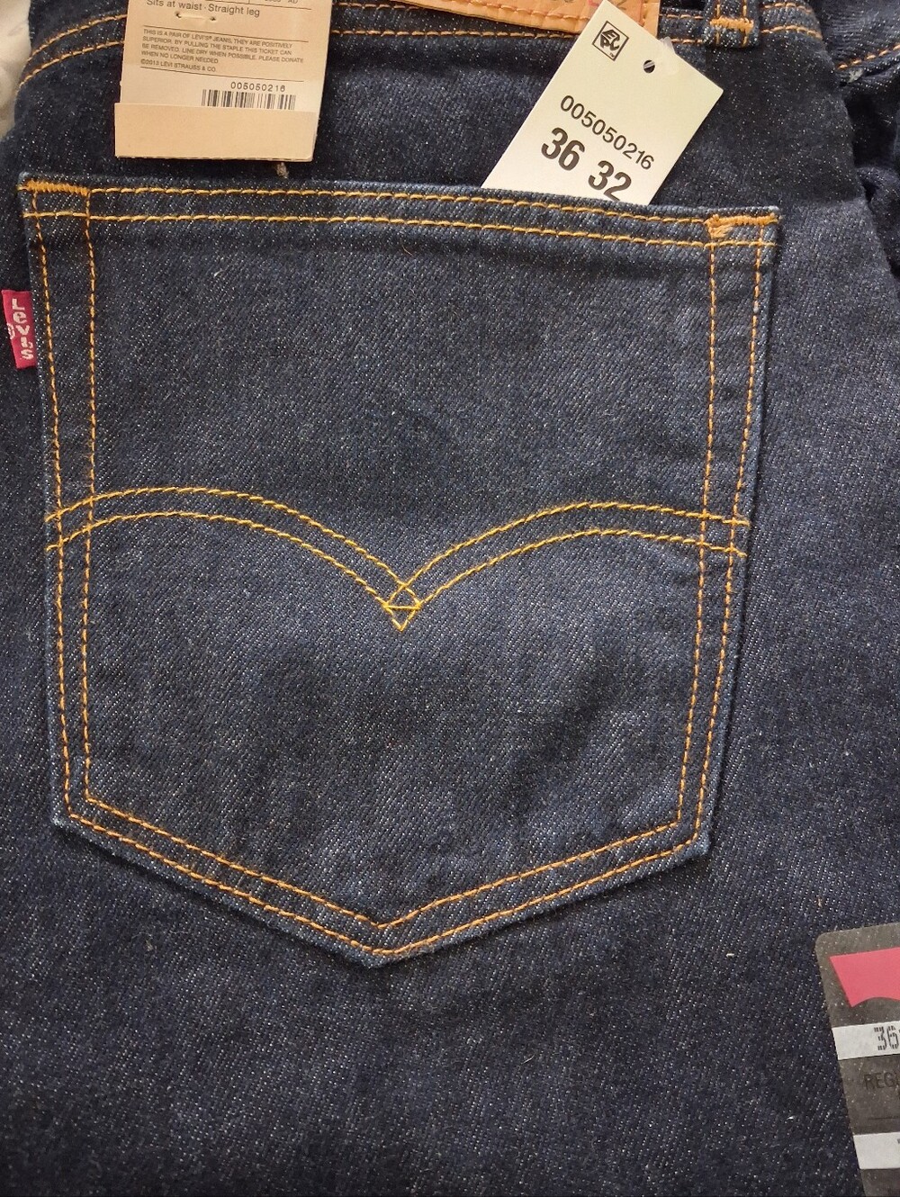 Levis 505, W36 L32, Regular Fit